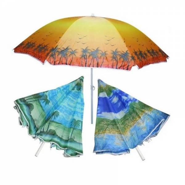 Квадратные и круглые зонты для торговли на улице (Китай)