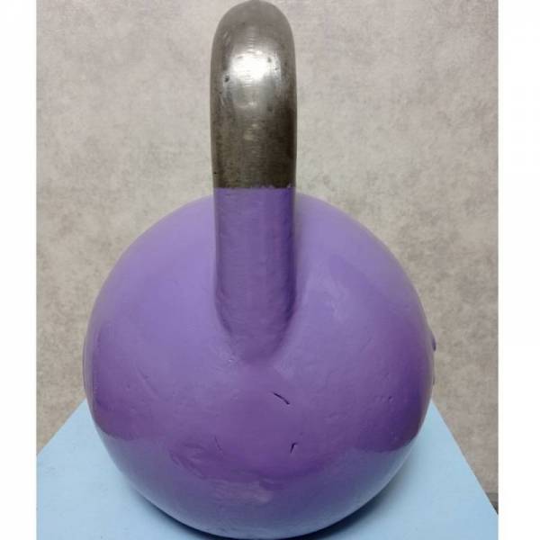 Фиолетовая гиря 20 кг спортивная новая чугунная