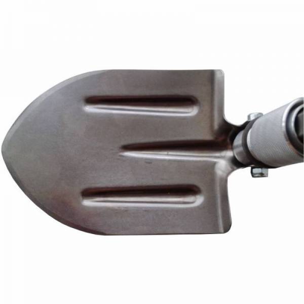 Розкладна титанова лопата для авто з металевим держаком