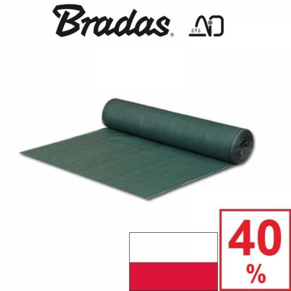 Сетка затеняющая Брадас Bradas 40% 6 х 40 м