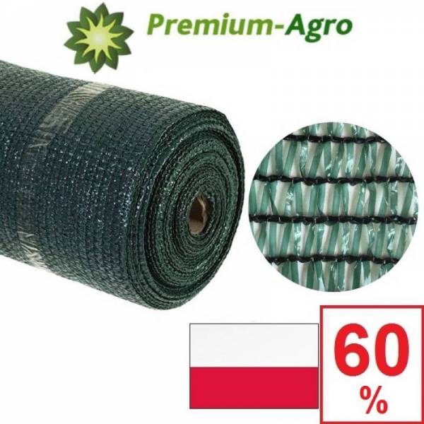 Сітка затіняюча Premium-Agro 60% 3 х 50 м