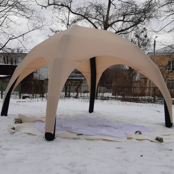 Надувний шатер 3,5х3,5 м з тентом щільністю 150 г/м2