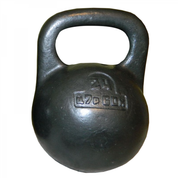 Радянська спортивна чавунна гиря 24 кг (КЛЗ)