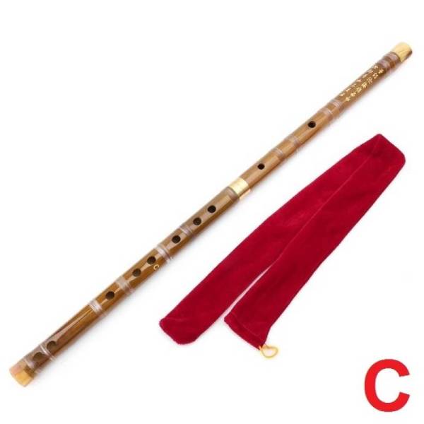 Китайская разборная бамбуковая флейта Дизи Dizi строй  ДО (C)