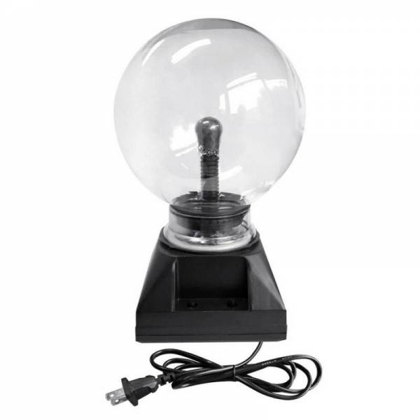 Тесла плазменный шар электрический с молниями 10 см