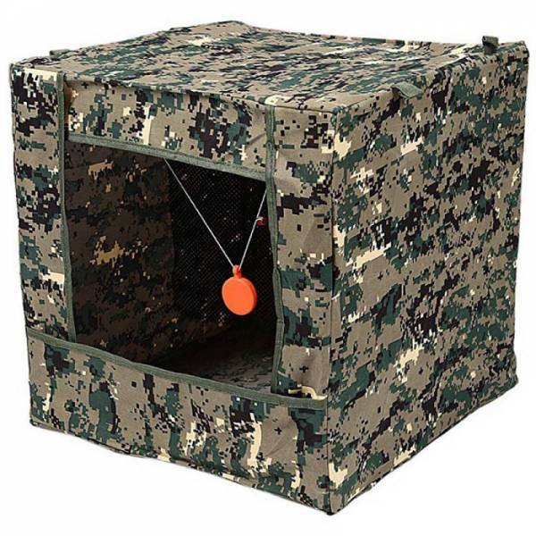 Розкладний ящик кулеуловлювач для стрільби з рогатки по мішені