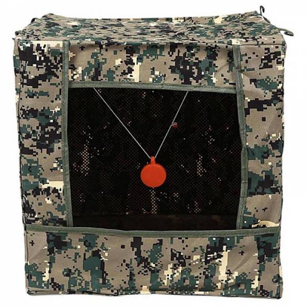 Розкладний ящик кулеуловлювач для стрільби з рогатки по мішені