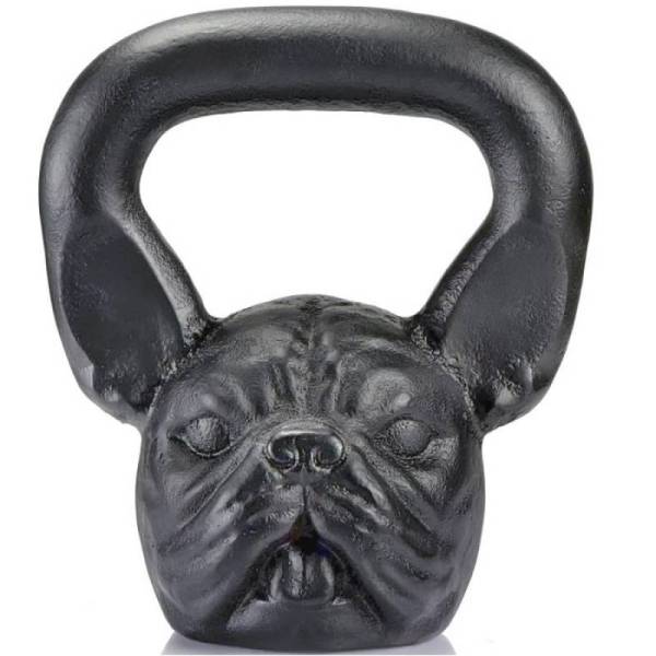 Собака бульдог bulldog гиря 10 кг дизайнерская