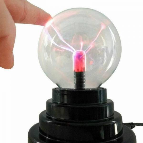 Тесла плазменный шар электрический с молниями 7,5 см
