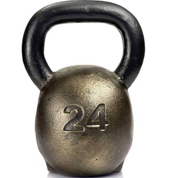 Череп гиря 24 кг дизайнерская, колір - бронза