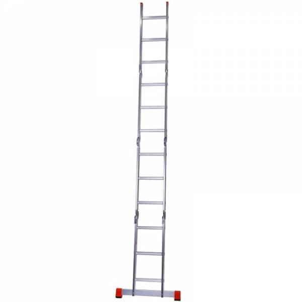 Шарнирная лестница стремянка алюминиевая 