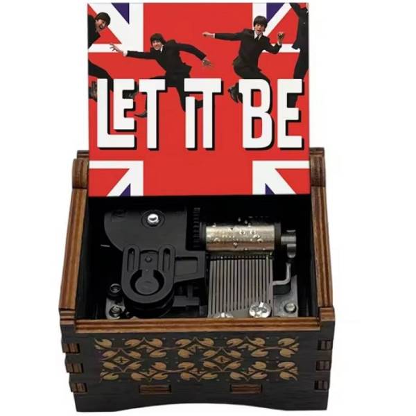 Дерев'яна музична шкатулка "Let It Be"
