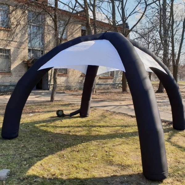 Надувной шатер 4х4 м с тентом плотностью 150 г/м2
