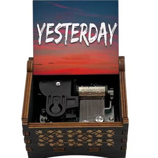 Дерев'яна музична шкатулка "Yesterday"