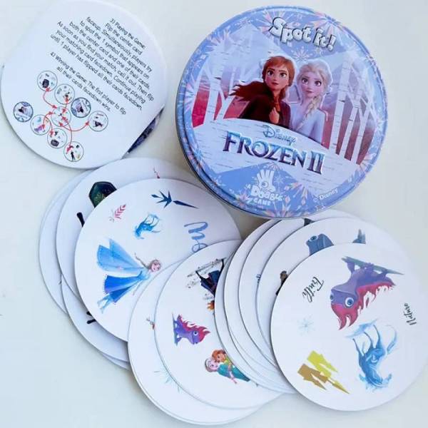 Настольная игра Доббль Frozen (Spot it, Dobble, Дабл, Дуплет)