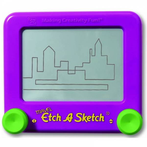 Волшебный экран доска планшет Etch a sketch Travel (115х75 мм)
