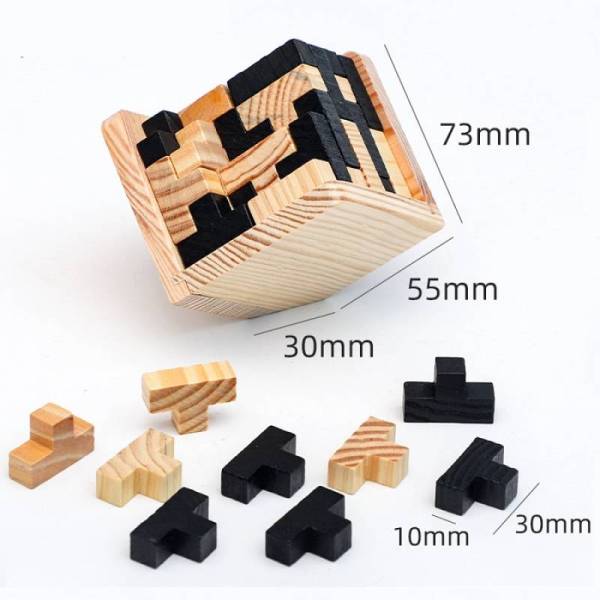 Деревянная головоломка кубик