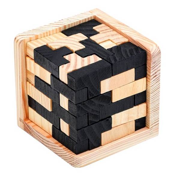 Деревянная головоломка кубик