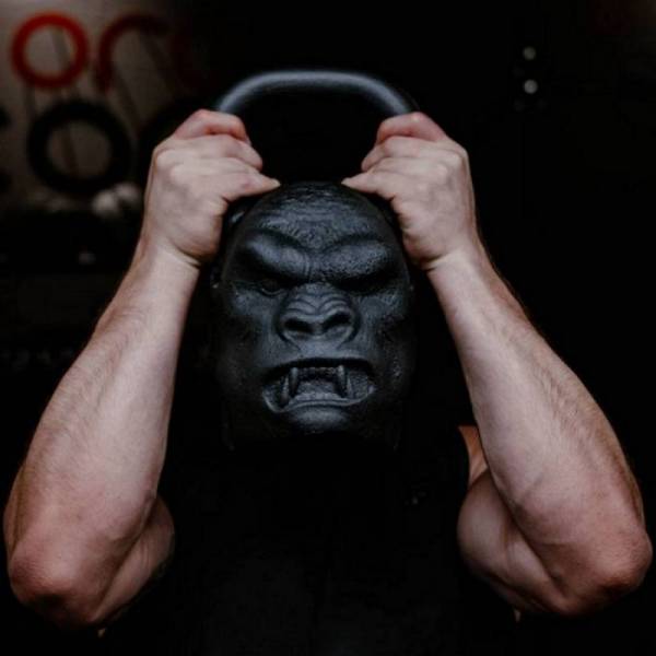 Горила gorilla гиря 24 кг дизайнерська
