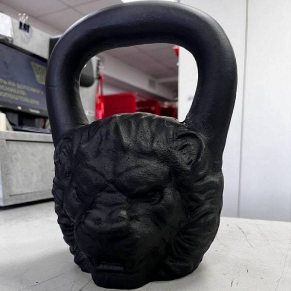 Лев lion гиря 24 кг дизайнерская