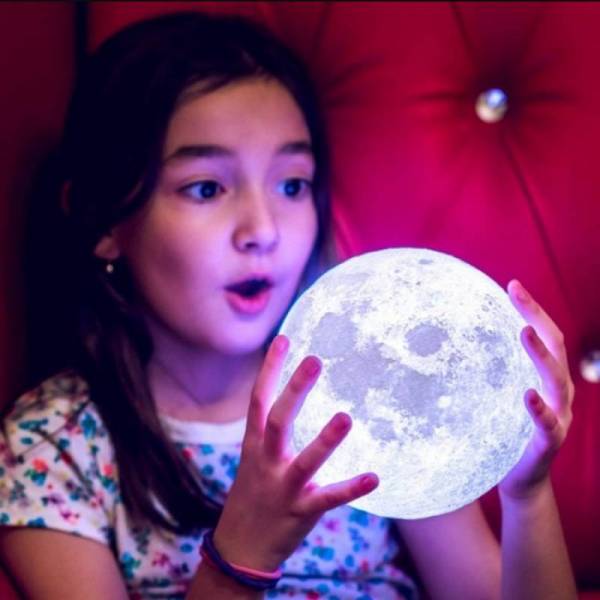 Луна лампа ночник Moon light lamp диаметр - 15 см