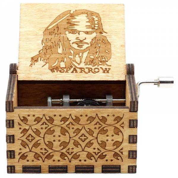 Деревянная музыкальная шкатулка Пираты Карибского моря