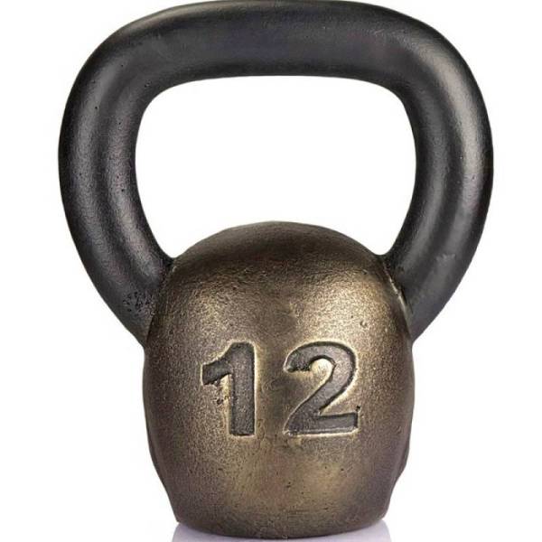 Череп гиря 12 кг дизайнерская, колір - бронза