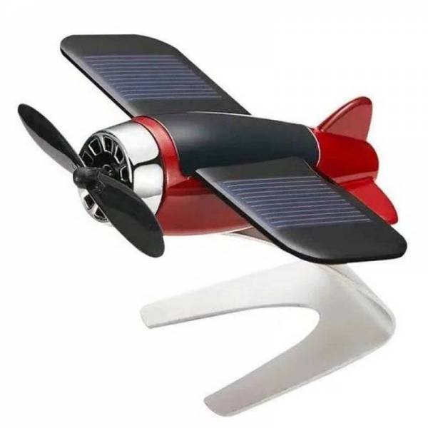 Игрушка самолет на солнечных батареях