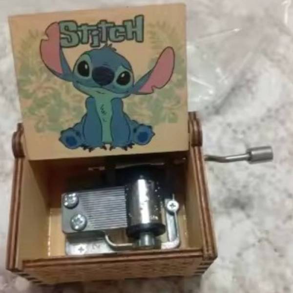 Дерев'яна музична шкатулка Стич Stitch