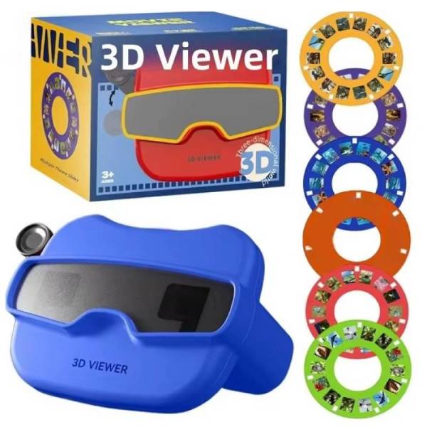 Оптическая игрушка очки стереоскоп 3d viewer