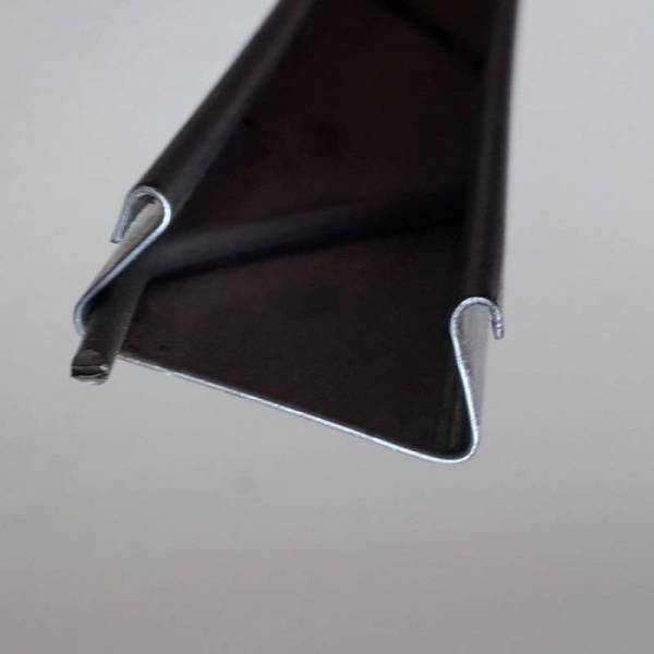 Пружина + універсальний кліпс профіль для кріплення тепличної плівки Зіг-заг 0,5 мм (Ціна за 1 метр погонний)
