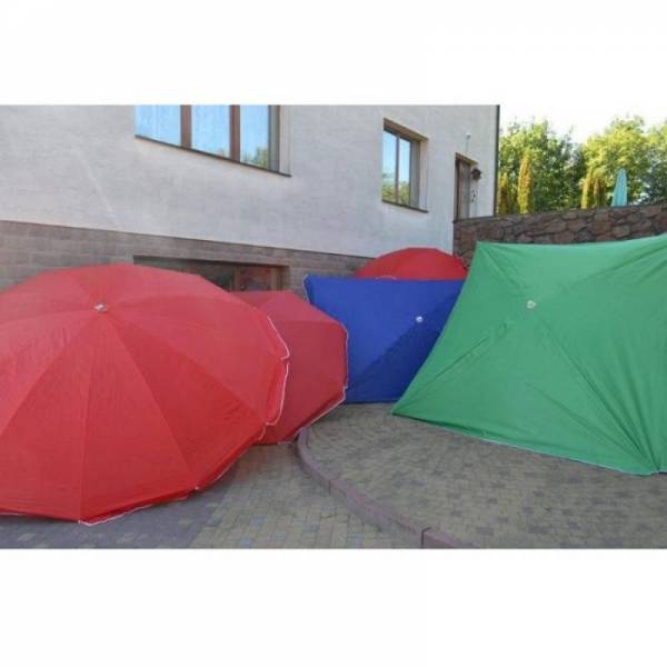 Квадратні та круглі парасолі для торгівлі на вулиці (Китай)